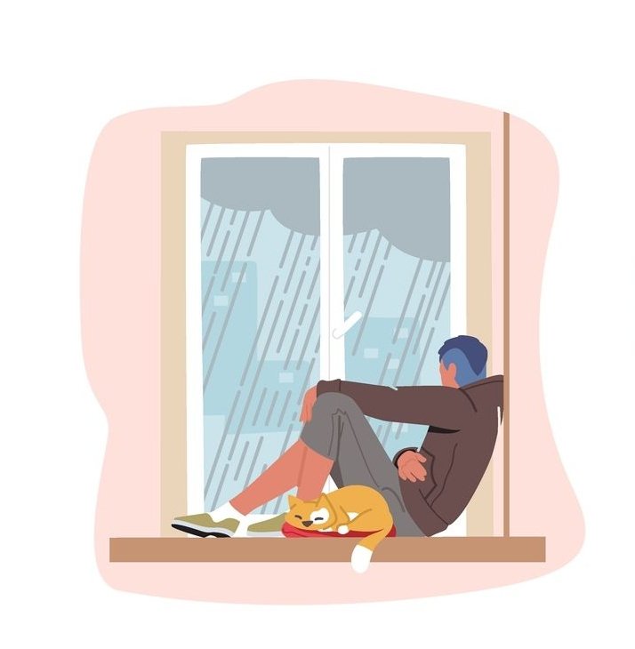 Person staring out of the window thinking about Addiction Therapy