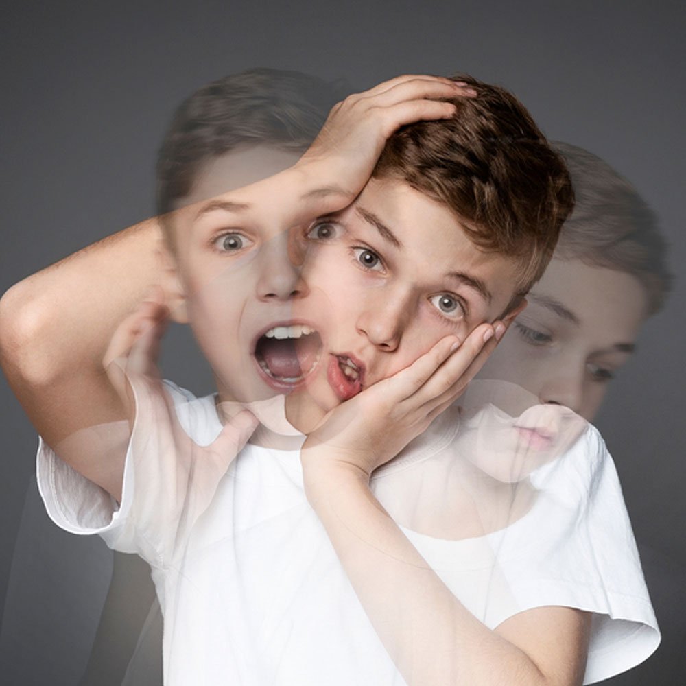 Person with multi-exposure effect, mood swings vs. bipolar disorder in NYC.