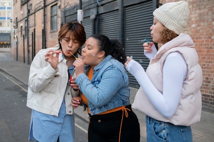 neighborhood life enjoyed by group friends 23 2149402059 Uncover Mental Health Counseling